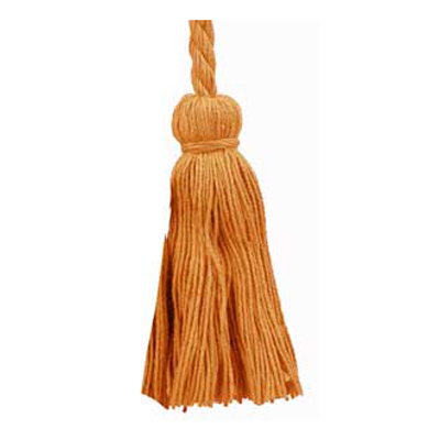 34573 Cord Tie 96cm Cord 100mm Tassels Terracotta