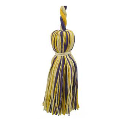 34577 Cord Tie 96cm Cord 100mm Tassels Multi Colour