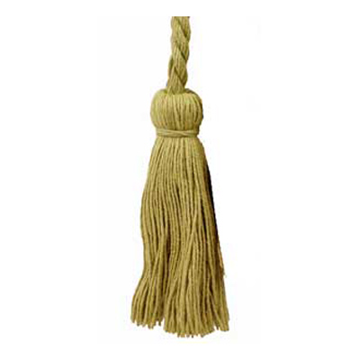 34587 Cord Tie 2 M Cord 110mm Tassels Mustard