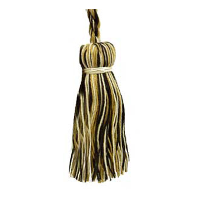 34591 Cord Tie 2 M Cord 110mm Tassels Multi Colour