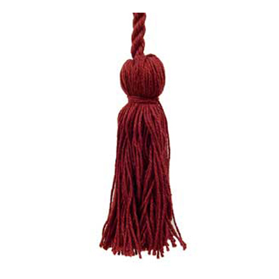 34592 Cord Tie 2 M Cord 110mm Tassels Burgundy