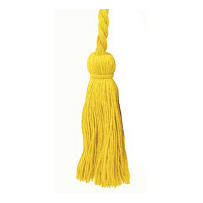 34597 Cord Tie 2 M Cord 110mm Tassels Daffodil Yellow