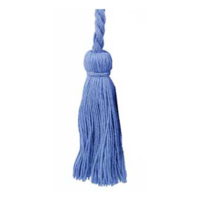 34601 Cord Tie 2 M Cord 110mm Tassels Ocean Blue