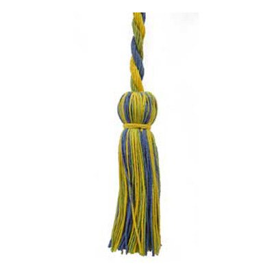 34605 Cord Tie 2 M Cord 110mm Tassels Multi Colour