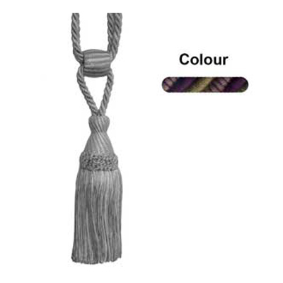 34620 Tie Back Small Aubergine Khaki