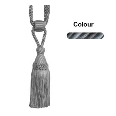 34622 Tie Back Small Dark Grey Sky Grey
