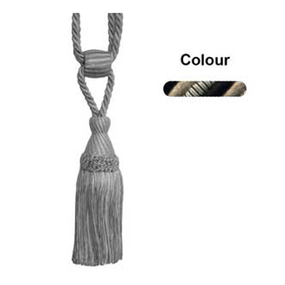 34626 Tie Back Small Black White Caramel