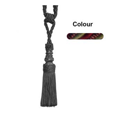 34648 Tie Back Small Khaki Cherry