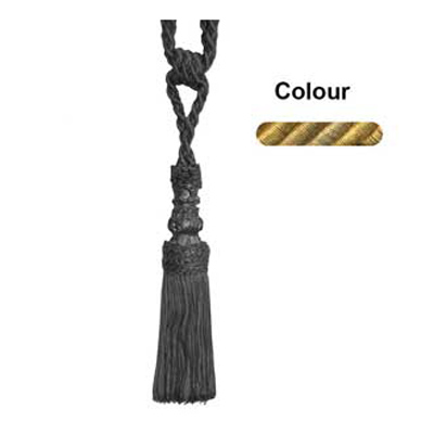 34660 Tie Back Small Teak Gold