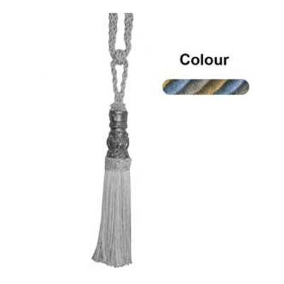 34672 Tie Back Large Blue Gold