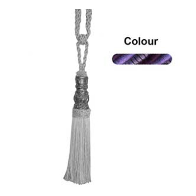 34673 Tie Back Large Purple Rhapsody Aubergine