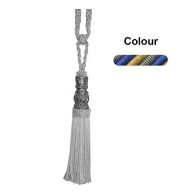 34683 Tie Back Large Sapphire Gold