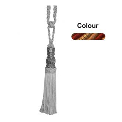 34686 Tie Back Large Terracotta Rust Gold