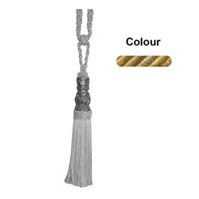 34687 Tie Back Large Teak Gold