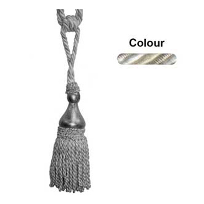 34694 Tie Back Medium White Cream Beige