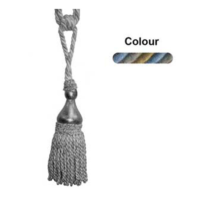 34699 Tie Back Medium Blue Gold