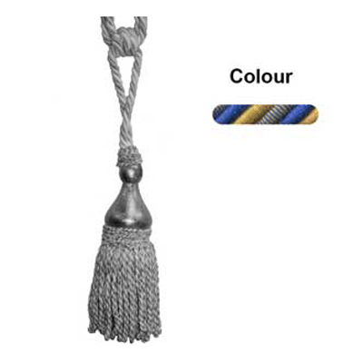 34710 Tie Back Medium Sapphire Gold