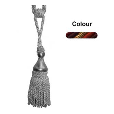 34712 Tie Back Medium Terracotta Mission Brown Gold