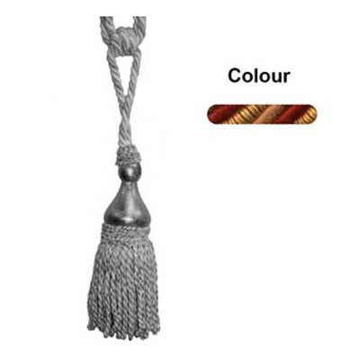 34713 Tie Back Medium Terracotta Rust Gold