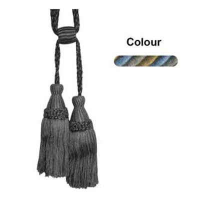 34726 Tie Back Medium Blue Gold