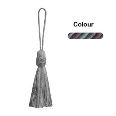 34752 Tassel 100mm Sage Amethyst