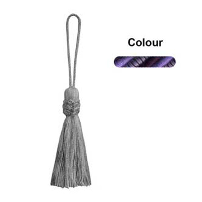 34754 Tassel 100mm Purple Rhapsody Aubergine