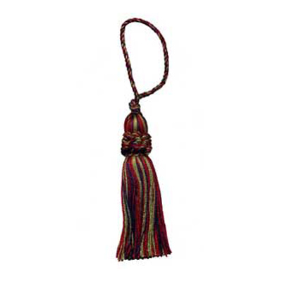 34756 Tassel 100mm Khaki Cherry