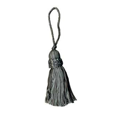 34757 Tassel 100mm Dark Grey Sky Grey