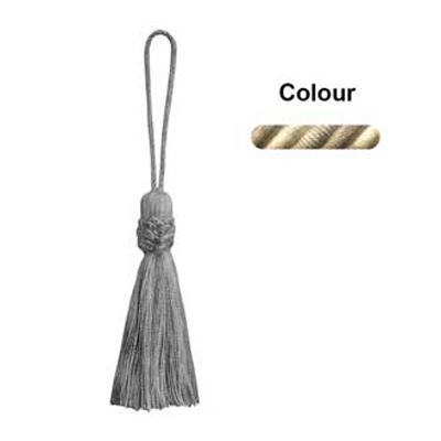 34759 Tassel 100mm Cream Tawny