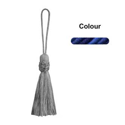 34762 Tassel 100mm Sapphire Ink Navy