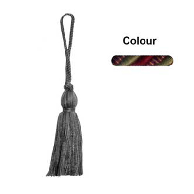 34783 Tassel 85mm Khaki Cherry