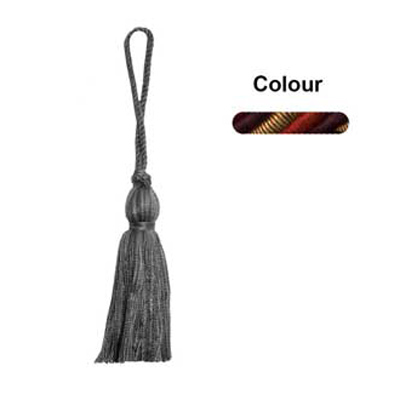 34793 Tassel 85mm Terracotta Mission Brown Gold
