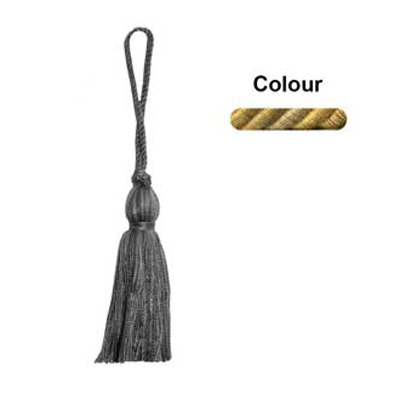 34795 Tassel 85mm Teak Gold