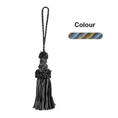 34807 Tassel 120mm Blue Gold