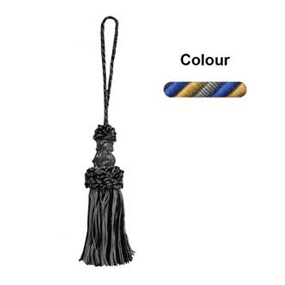 34818 Tassel 120mm Sapphire Gold