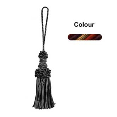 34820 Tassel 120mm Terracotta Mission Brown Gold