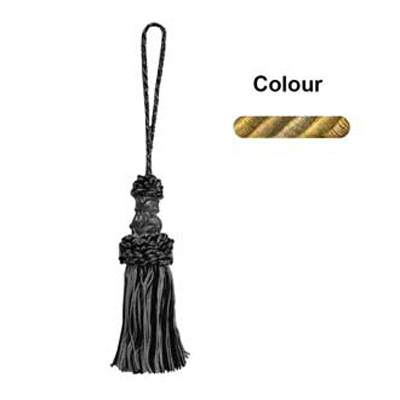 34822 Tassel 120mm Teak Gold