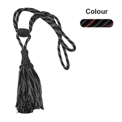 35566 Tie Back Delux Tartan Twist