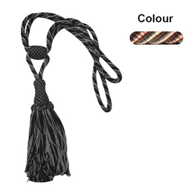 35571 Tie Back Delux Peach Twist