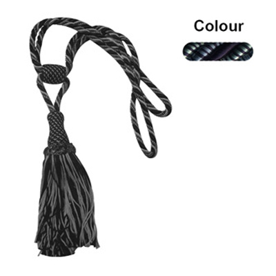 35575 Tie Back Delux Navy Sky Twist