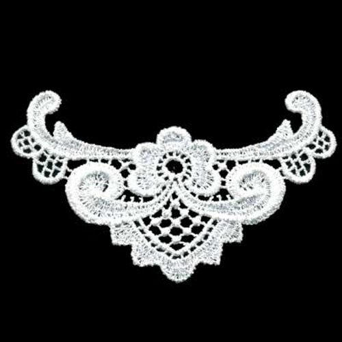 35743 Motif Guipure Lace 55mmx92mm Cream