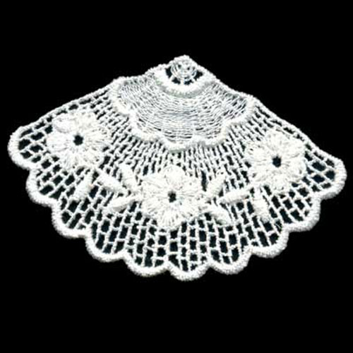 35750 Motif Guipure Lace 50mmx75mm Cream