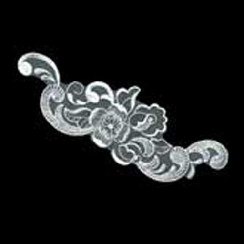 35788 Motif Guipure Lace 225mmx70mm Cream