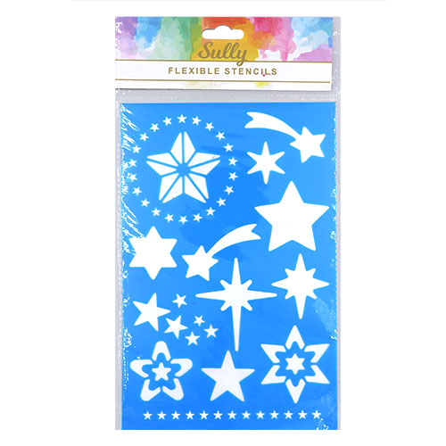 35958 Sully Flexible Stencil - 1pc - Stars