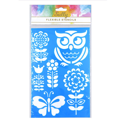 35960 Sully Flexible Stencil - 1pc - Owl
