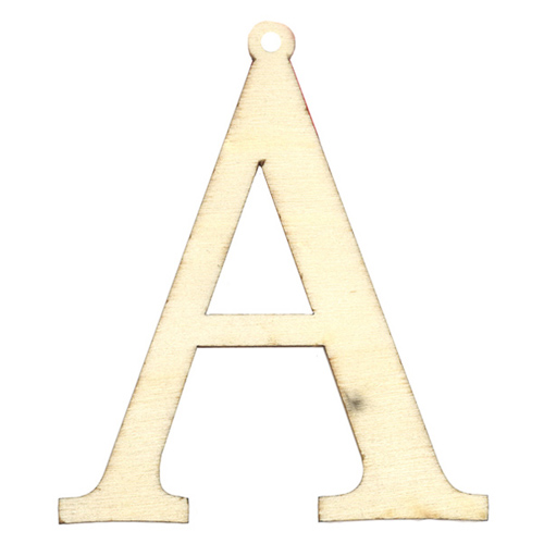 35973 Wooden 87mm Letter A