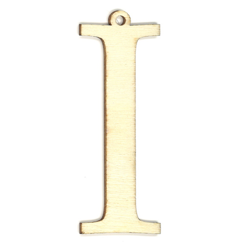 35981 Wooden 87mm Letter I