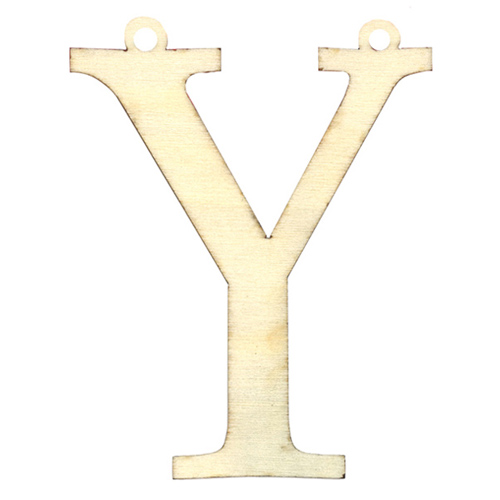 35997 Wooden 87mm Letter Y
