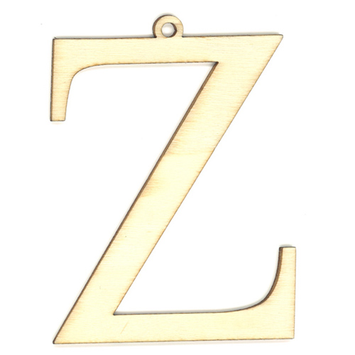 35998 Wooden 87mm Letter Z