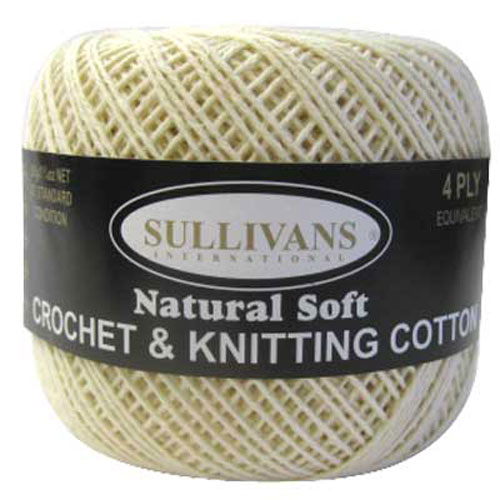 36001 Crochet Cotton 50 Gm Natural